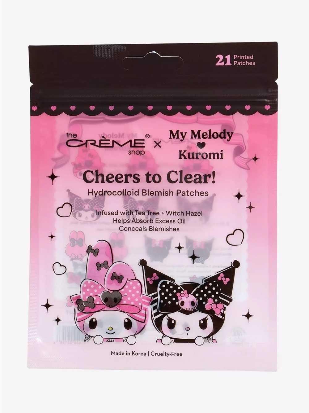 🎀3/$25🎀 The Crème Shop x My Melody & Kuromi Hydrocolloid Blemish Patches